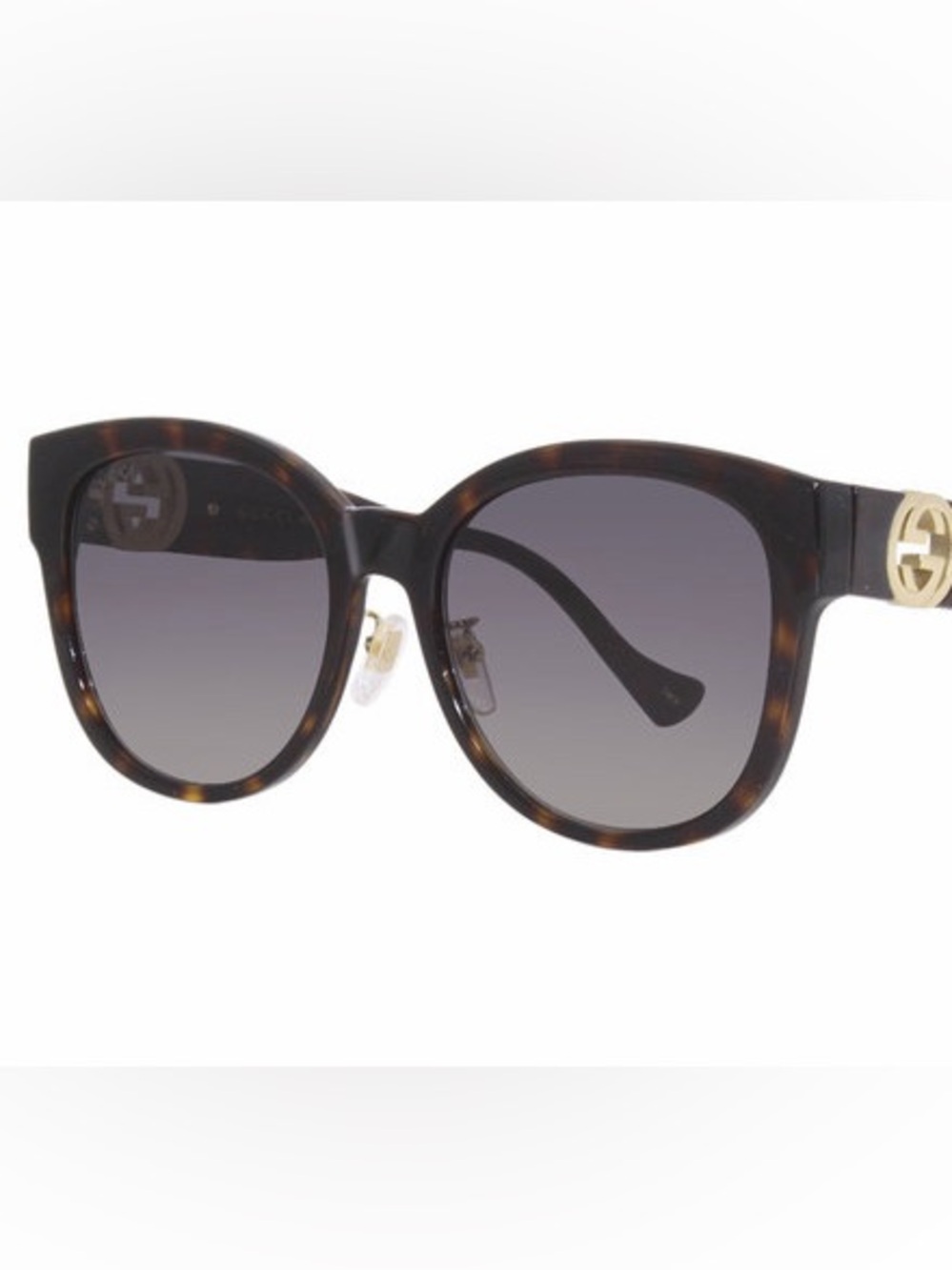 Gucci Brown Gradient Square Women's Sunglasses
